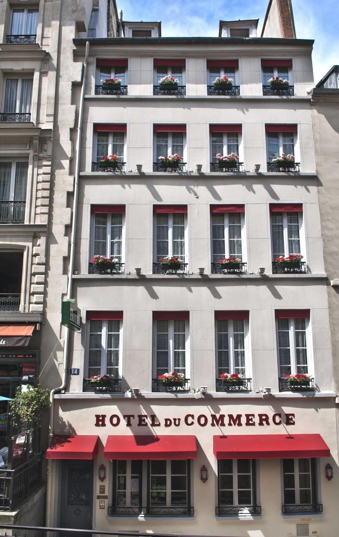 Hotel Du Commerce Paris Exterior foto