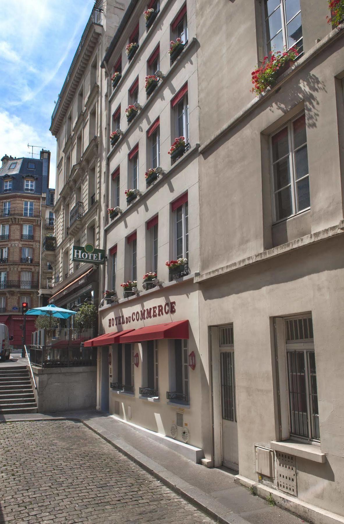 Hotel Du Commerce Paris Exterior foto